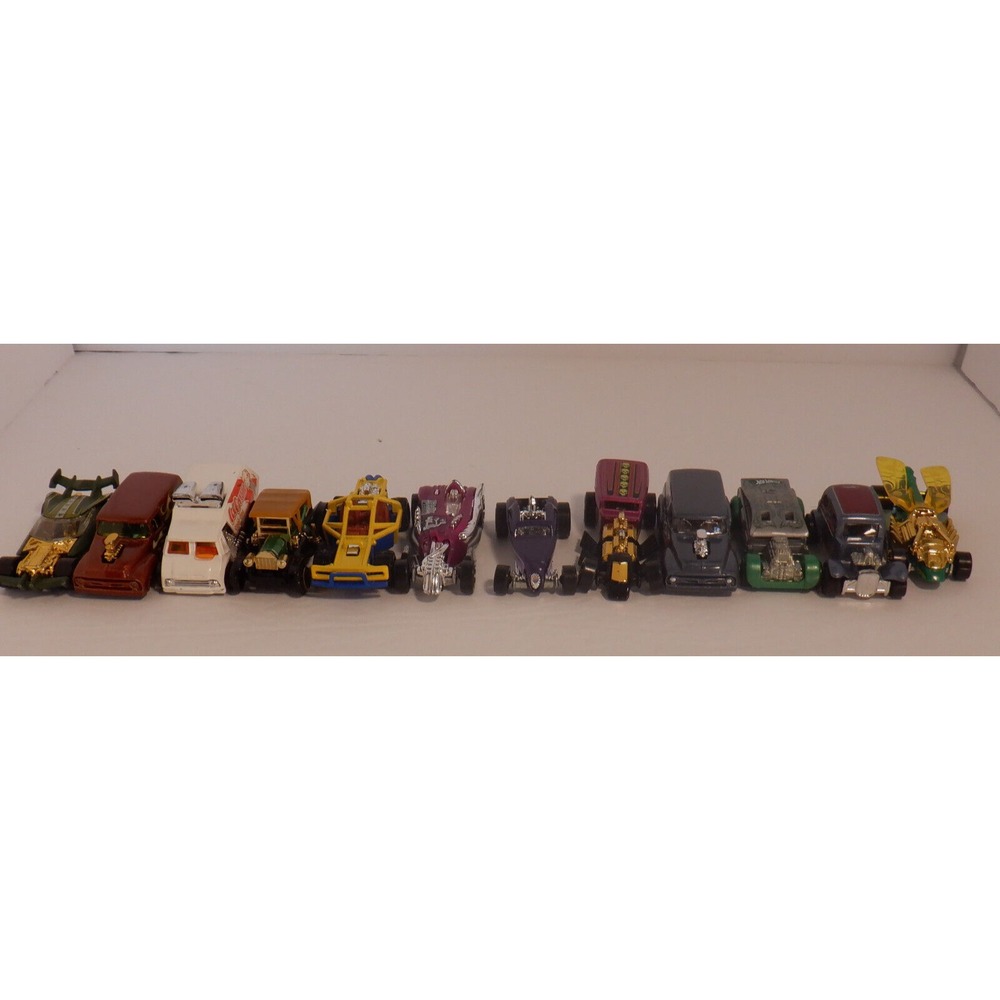 Lot Of‎ 12 HotWheels And Other Die-Cast Cars